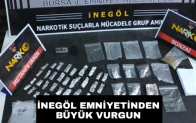İnegöl emniyetinden büyük vurgun