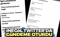 Twitter’ın gündemi İnegöl oldu