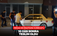 İnegöl’de eniştesini vuran şahıs 10 gün sonra teslim oldu