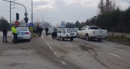 Trafik ışıkları devre dışı kaldı zincirleme kaza meydana geldi