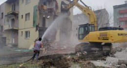 Riskli Bulunan Yapının Yıkımı Gerçekleştirildi