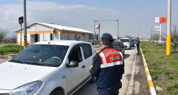 İnegöl girişine uygulama noktası kuruldu