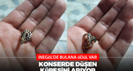 Konserde düşürdü, bulana ödül var