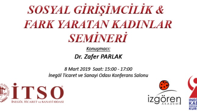 Sosyal Girişimcilik – Fark Yaratan Kadınlar Semineri