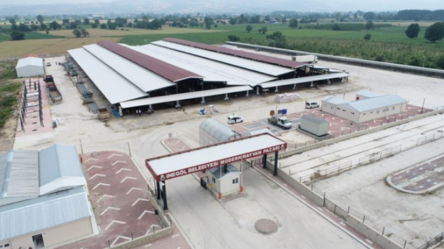 İnegöl’de hayvan pazarı tedbiren karantinaya alındı