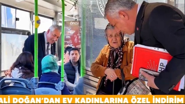 ALİ DOĞAN’DAN EV KADINLARINA ÖZEL İNDİRİM
