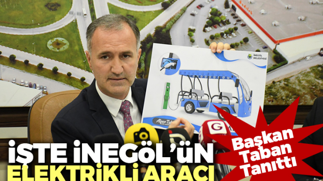 İşte İnegöl’ün elektrikli aracı