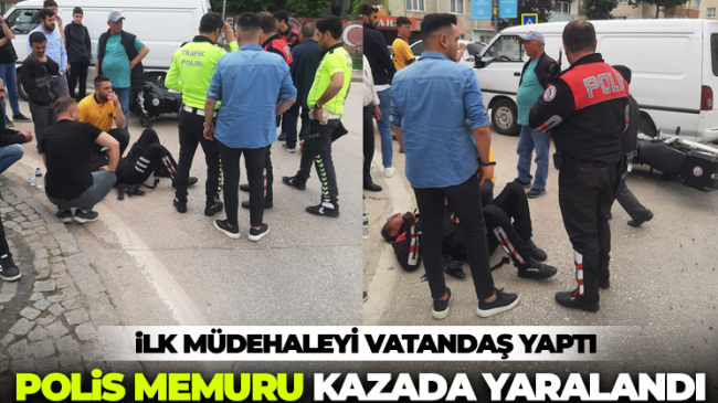 İnegöl’de polis ölümden döndü