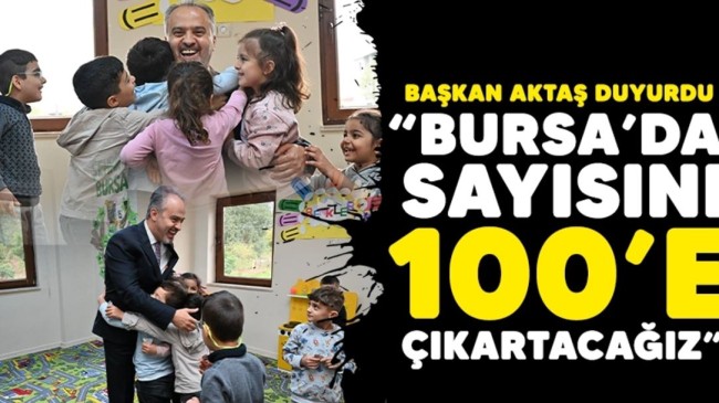 Başkan Aktaş açıkladı: “Ana Kucakları sayısını 100’e çıkartacağız”